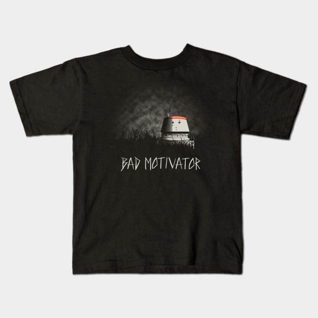 Bad Motivator Kids T-Shirt by crackerbox